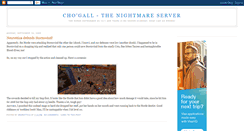 Desktop Screenshot of chogall-the-nightmare-server.blogspot.com