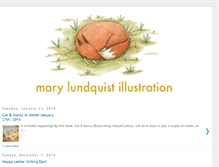 Tablet Screenshot of marylundquistillustration.blogspot.com