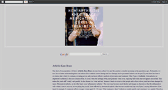 Desktop Screenshot of newarthritismedication.blogspot.com