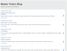 Tablet Screenshot of masterjediyoda.blogspot.com