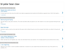 Tablet Screenshot of bipolarbearclaw.blogspot.com