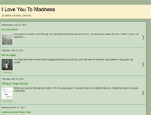 Tablet Screenshot of iloveyoutomadness.blogspot.com