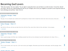 Tablet Screenshot of becominggodlovers.blogspot.com