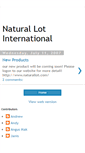 Mobile Screenshot of naturallot.blogspot.com