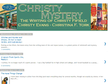 Tablet Screenshot of christy-evans-mystery.blogspot.com