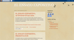 Desktop Screenshot of el-ensayo-expositivo.blogspot.com