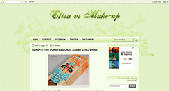 Desktop Screenshot of elisavsmakeup.blogspot.com