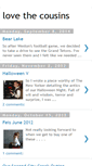 Mobile Screenshot of lovethecousins.blogspot.com