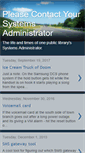 Mobile Screenshot of libsysadmin.blogspot.com