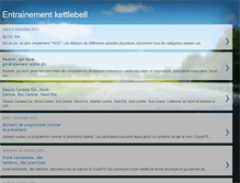 Tablet Screenshot of entrainement-kettlebell.blogspot.com