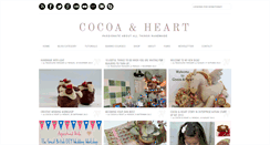 Desktop Screenshot of cocoaandheart.blogspot.com