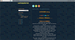 Desktop Screenshot of cantoepalavras.blogspot.com