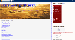 Desktop Screenshot of ikhtiarhidupkita.blogspot.com