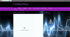Desktop Screenshot of itsallaboutnora-sam.blogspot.com