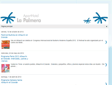 Tablet Screenshot of hotel-la-palmera.blogspot.com