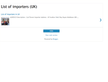 Tablet Screenshot of flower-importers.blogspot.com