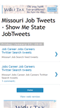 Mobile Screenshot of missourijobtweets.blogspot.com