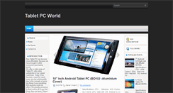 Desktop Screenshot of pctablets-world.blogspot.com