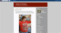 Desktop Screenshot of columnofchristine.blogspot.com
