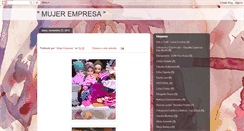 Desktop Screenshot of mujerempresa.blogspot.com