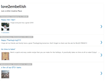 Tablet Screenshot of love2embellish.blogspot.com
