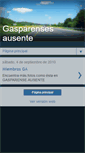 Mobile Screenshot of gasparensesausente.blogspot.com