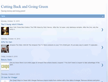 Tablet Screenshot of cuttingbackandgoinggreen.blogspot.com