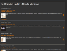 Tablet Screenshot of larkinsportsmed.blogspot.com