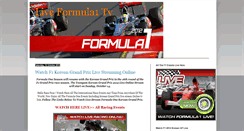 Desktop Screenshot of formulaoneracelivef1.blogspot.com