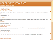 Tablet Screenshot of mplcreative.blogspot.com