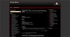 Desktop Screenshot of colonymusic.blogspot.com