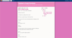 Desktop Screenshot of freshjustine.blogspot.com