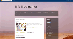 Desktop Screenshot of frivfree-games.blogspot.com