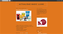 Desktop Screenshot of magicllums.blogspot.com