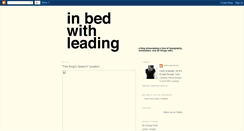 Desktop Screenshot of inbedwithleading.blogspot.com