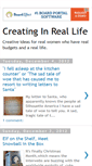 Mobile Screenshot of creatinginreallife.blogspot.com