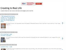 Tablet Screenshot of creatinginreallife.blogspot.com