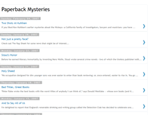 Tablet Screenshot of paperbackmysteries.blogspot.com