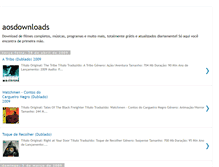 Tablet Screenshot of aosdownloads.blogspot.com
