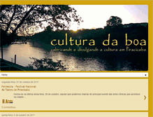 Tablet Screenshot of culturadaboa.blogspot.com