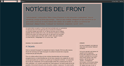 Desktop Screenshot of noticiesdelfront.blogspot.com