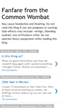 Mobile Screenshot of commonwombat.blogspot.com