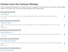 Tablet Screenshot of commonwombat.blogspot.com