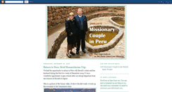 Desktop Screenshot of couplemissionariesinperu.blogspot.com