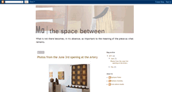 Desktop Screenshot of mathespacebetween.blogspot.com