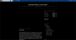 Desktop Screenshot of bballschuhe.blogspot.com