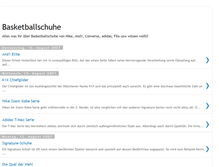 Tablet Screenshot of bballschuhe.blogspot.com