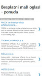 Mobile Screenshot of besplatni-mali-oglasi-ponuda.blogspot.com