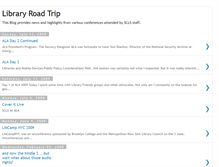 Tablet Screenshot of libraryroadtrip.blogspot.com