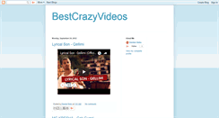 Desktop Screenshot of bestcrazyvideos.blogspot.com